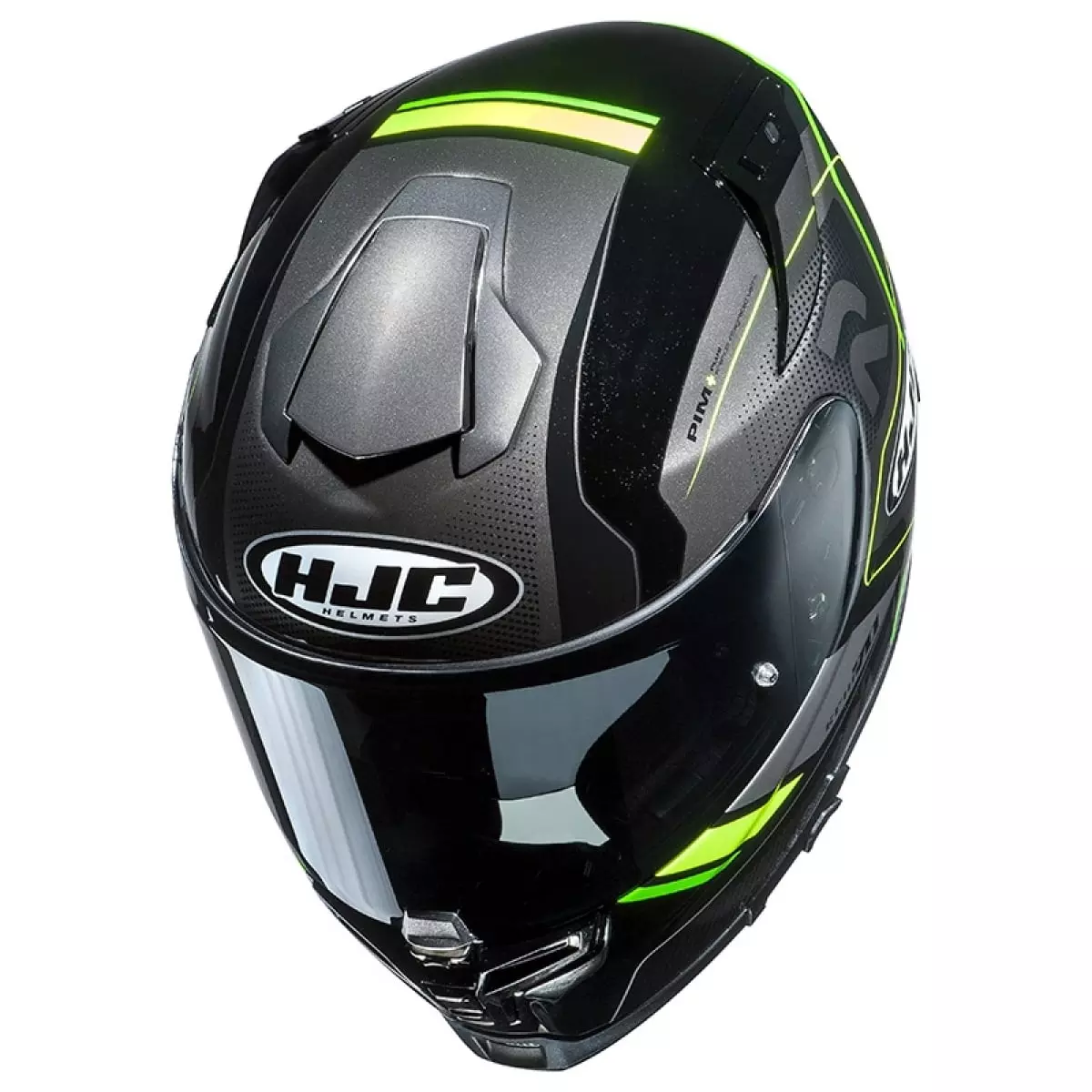 Casque HJC RPha 70 Coptic Noir Gris Vert MC4H Gris Noir Vert Casque