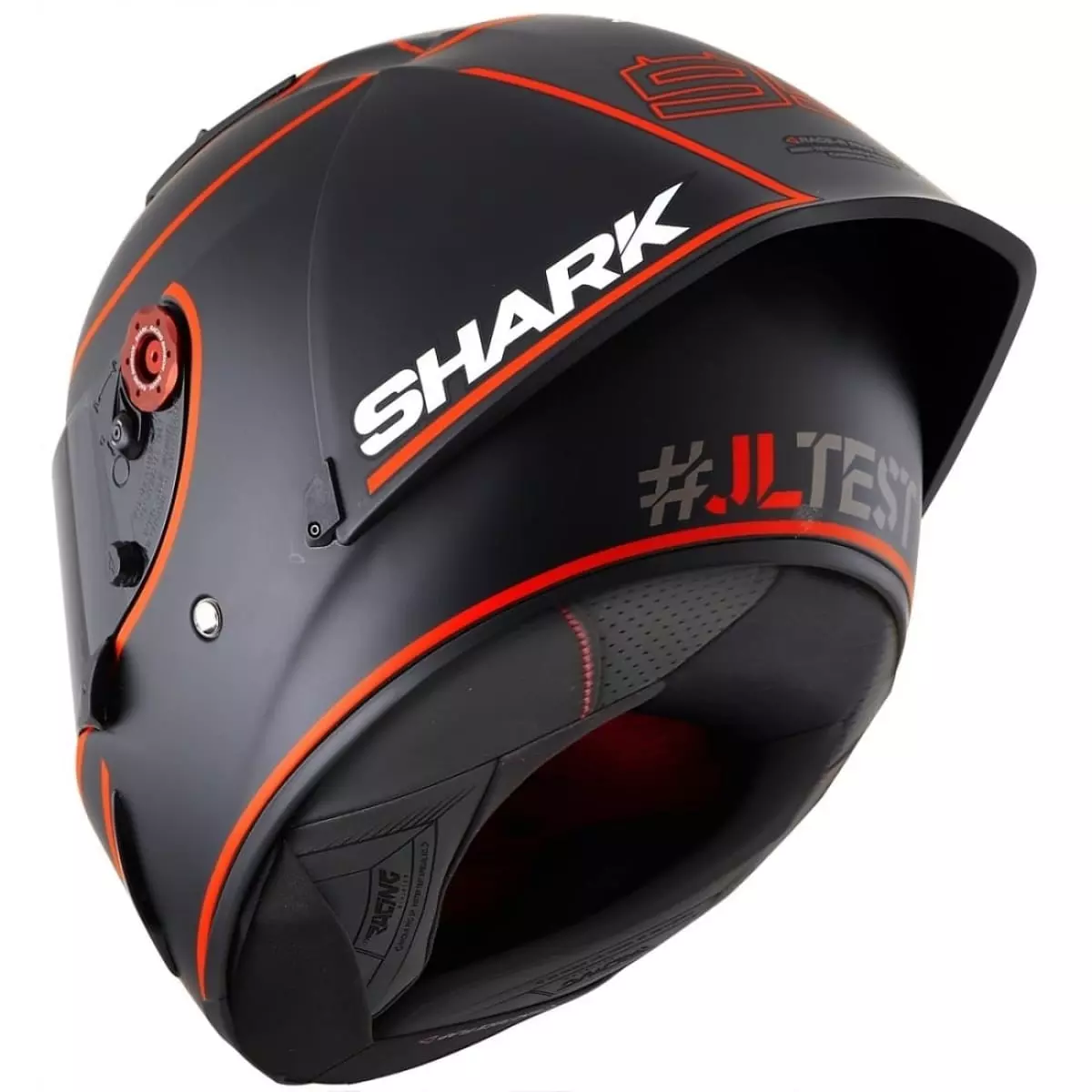 Casque Shark Race R Pro Gp Lorenzo Winter Test Noir Rouge Noir