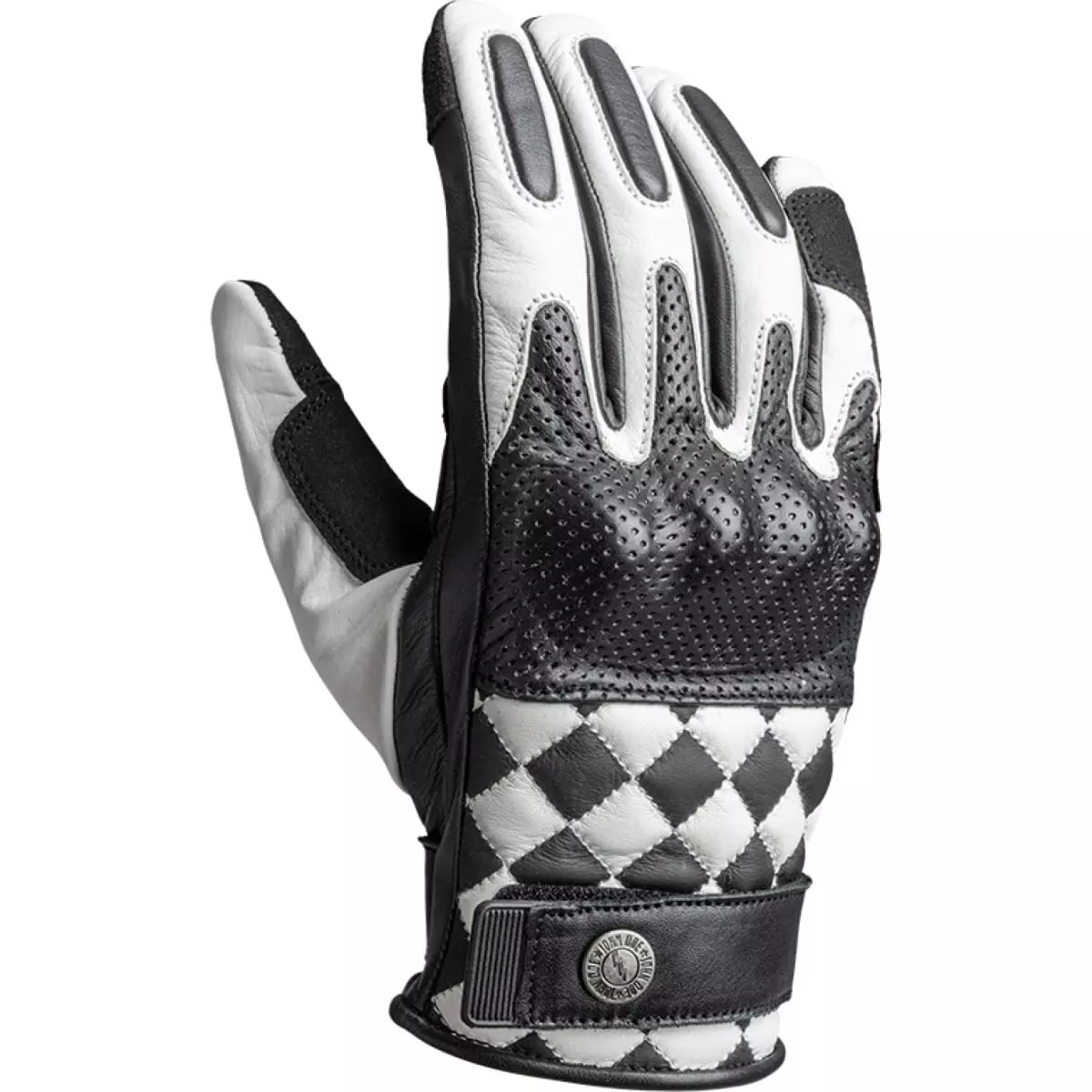 Gants John Doe Tracker Race Blanc Noir Gants Moto T