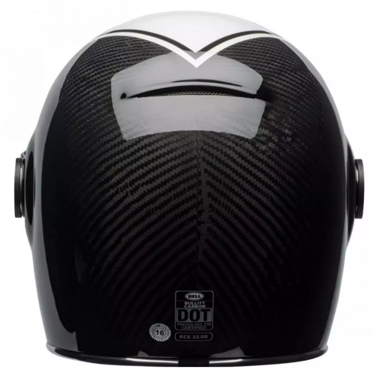 Casque Bell Bullitt Carbone Blanc Blanc/Carbone Casque Intégral