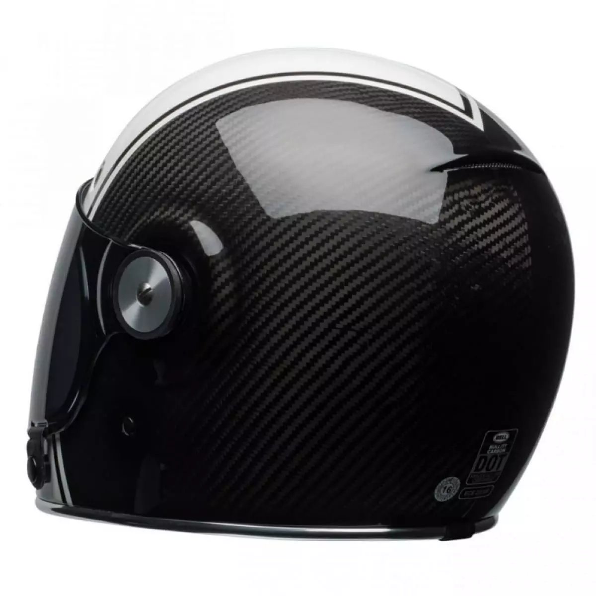 Casque Bell Bullitt Carbone Blanc Blanc/Carbone Casque Intégral