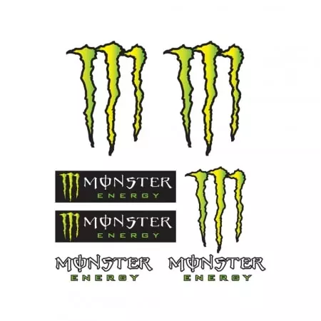 Planche Stickers Booster Monster