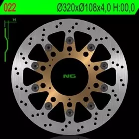 Disque de Frein Avant Gauche NG 022 Rond Flottant Gas Gas