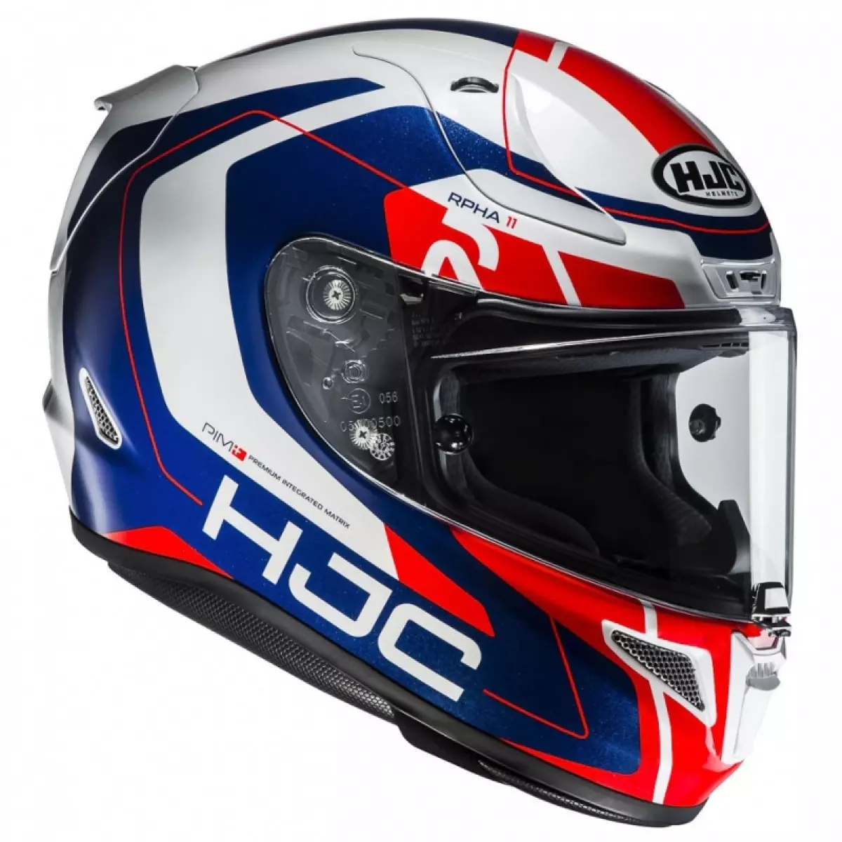 Casque Hjc Rpha Chakri Mc Blanc Bleu Rouge Casque Int Gral