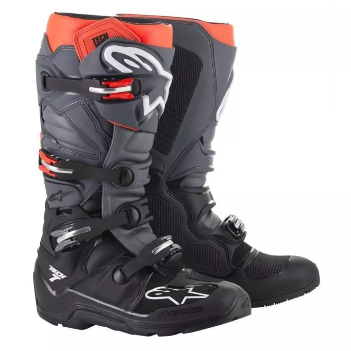 botte alpinestar rouge